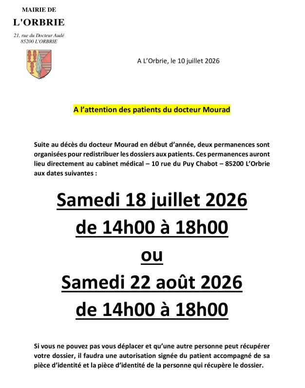 recup dossiers médical