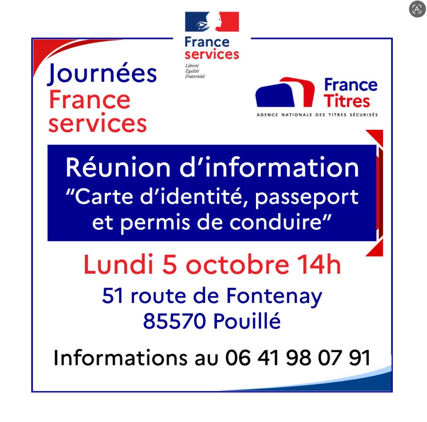 journées france services passeports ,cartes identité